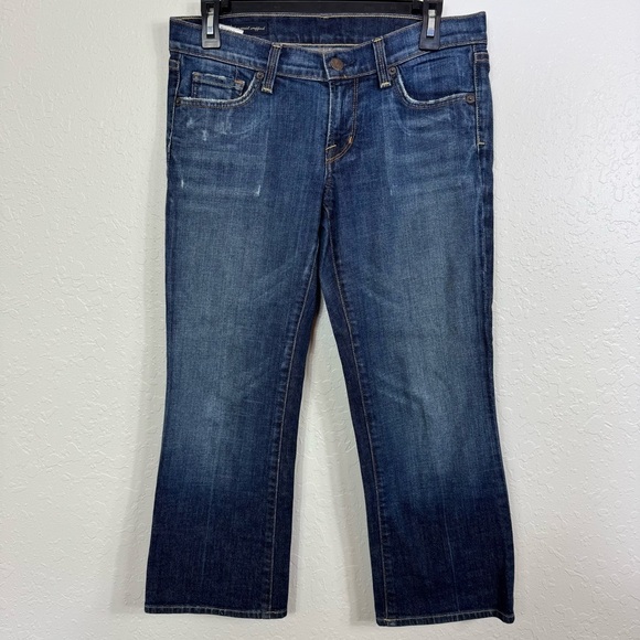 Citizens of humanity Kelly # 68 low waist cropped Classic Blue Women's Jeans - Picture 1 of 11